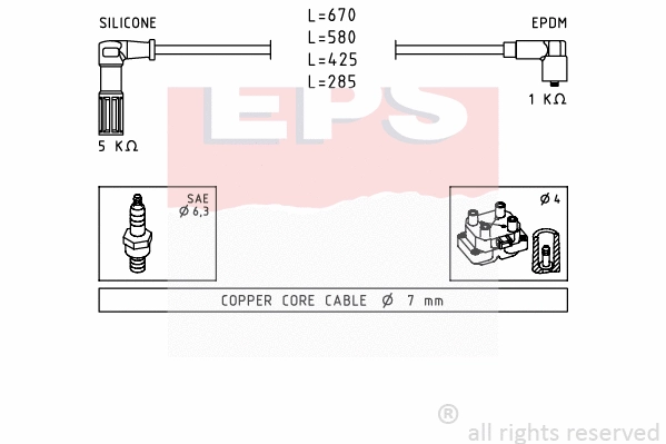 Ignition Cable Kit (EPS-1500 655)