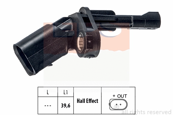 Sensor, wheel speed (EPS-1960 009)