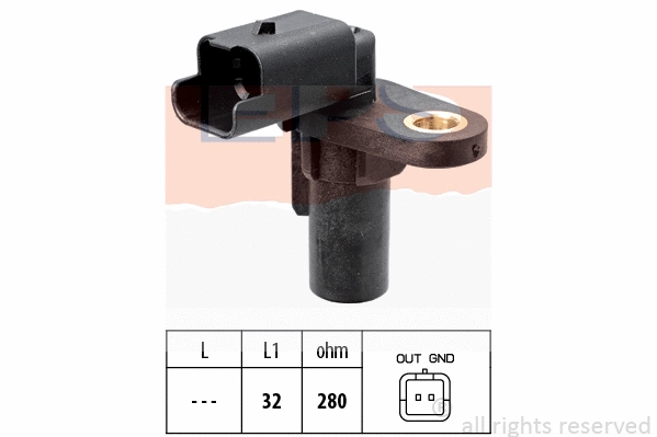 Sensor, crankshaft pulse (EPS-1953 579)