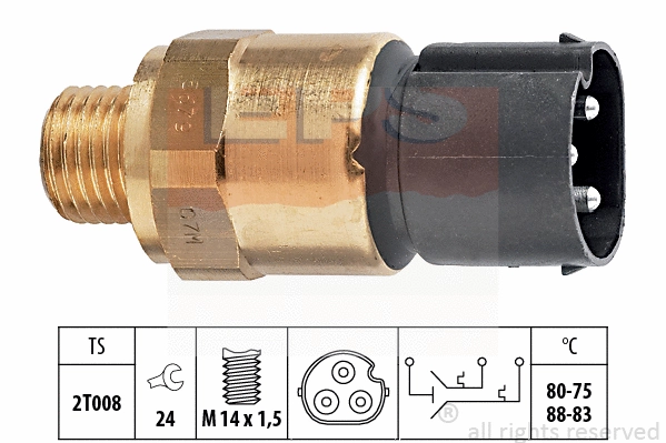 Temperature Switch, radiator fan (EPS-1850 679)