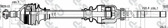 Drive Shaft (GSP-245153)
