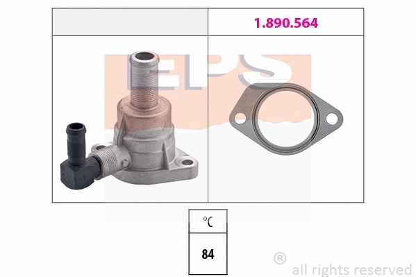 Thermostat, coolant (EPS-1880 490)