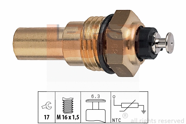 Sensor, coolant temperature (EPS-1830 062)