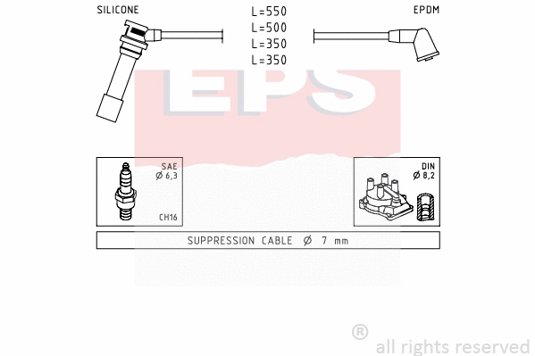 Ignition Cable Kit (EPS-1501 738)