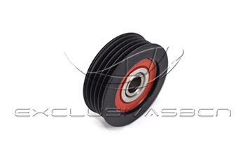 Deflection/Guide Pulley, V-ribbed belt