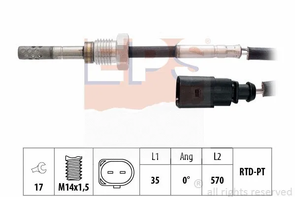 Sensor, exhaust gas temperature (EPS-1220 318)