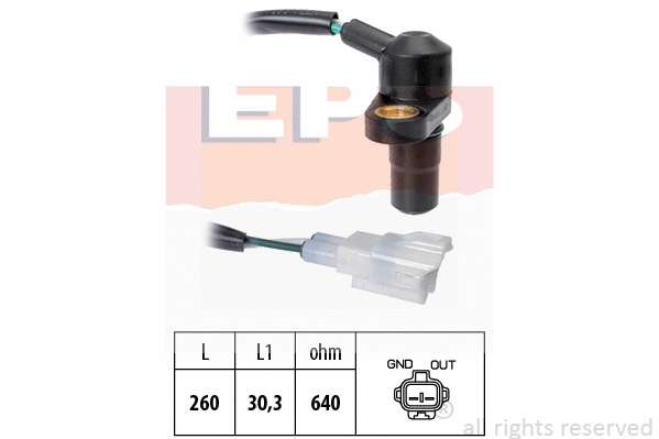 Sensor, RPM (EPS-1953 465)