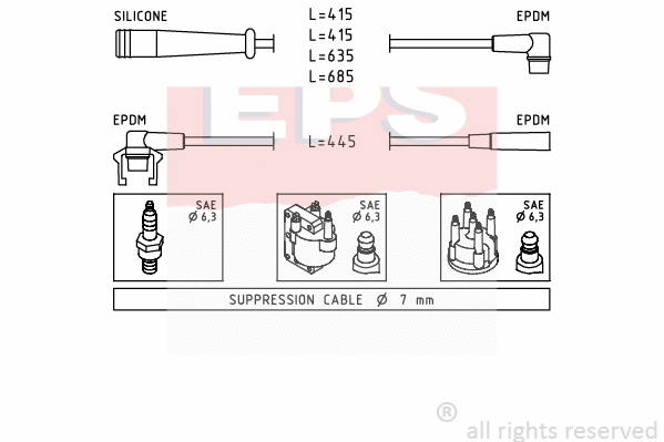 Ignition Cable Kit (EPS-1500 801)