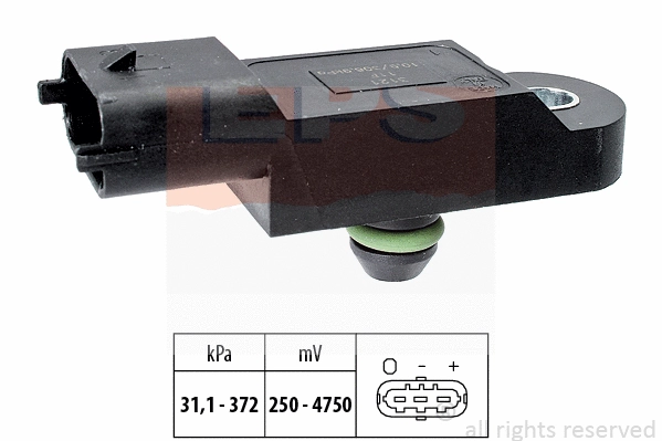 Sensor, exhaust pressure (EPS-1993 177)
