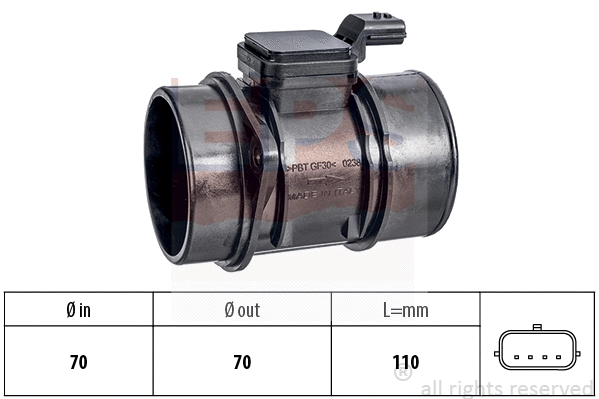 Mass Air Flow Sensor (EPS-1991 448)