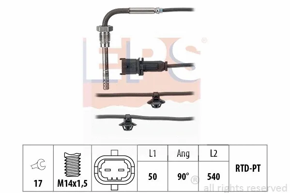Sensor, exhaust gas temperature (EPS-1220 354)