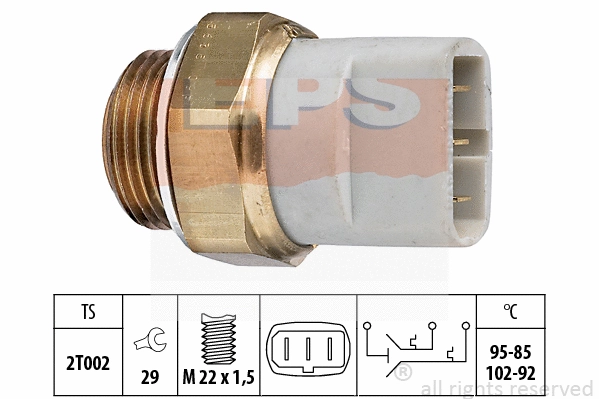 Temperature Switch, radiator fan (EPS-1850 635)