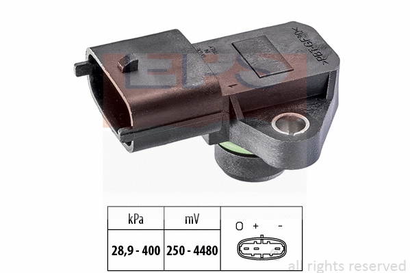 Sensor, boost pressure (EPS-1993 249)