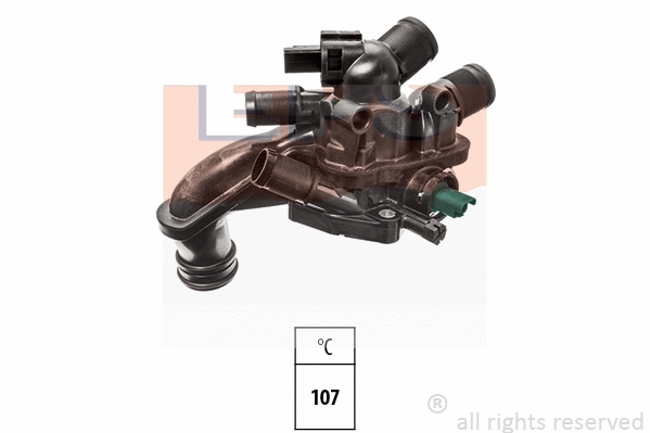Thermostat, coolant (EPS-1880 863)