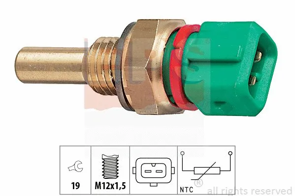 Sensor, coolant temperature