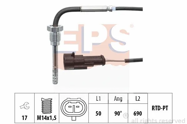 Sensor, exhaust gas temperature (EPS-1220 367)