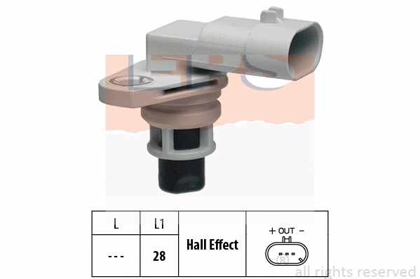 Sensor, camshaft position (EPS-1953 626)