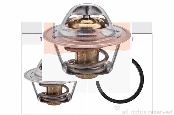 Thermostat, coolant (EPS-1880 207S)