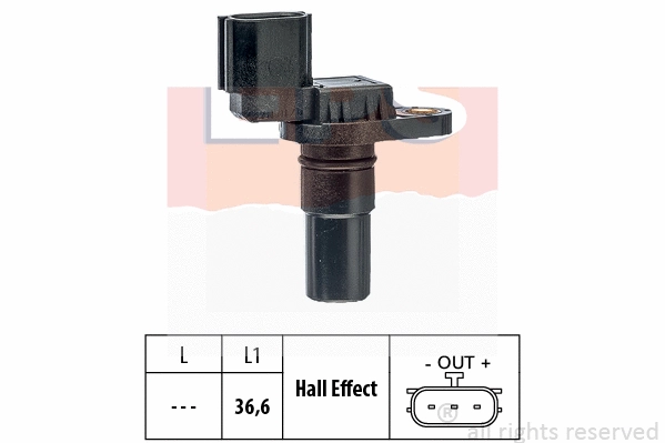 RPM Sensor, automatic transmission (EPS-1953 710)