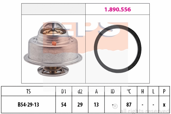 Thermostat, coolant (EPS-1880 211)
