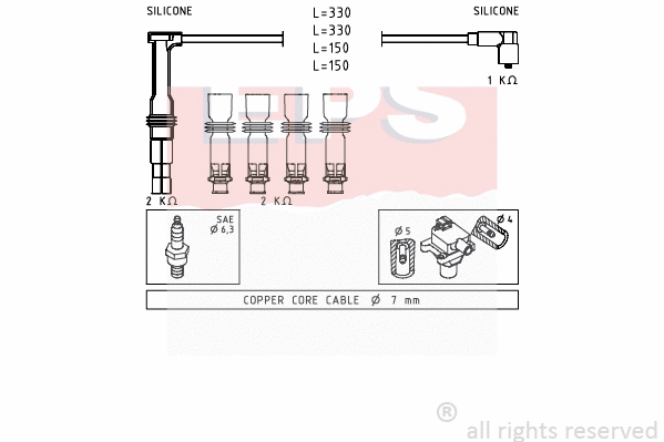 Ignition Cable Kit (EPS-1501 608)