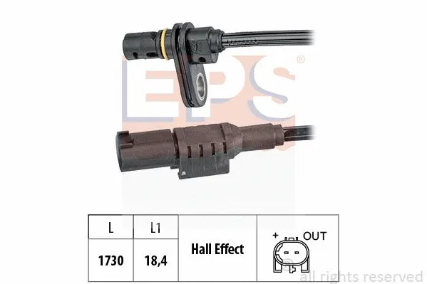 Sensor, wheel speed (EPS-1960 241)