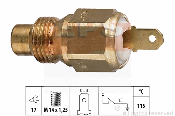 Temperature Switch, coolant warning lamp (EPS-1840 047)