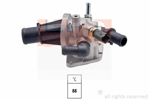 Thermostat, coolant (EPS-1880 639)