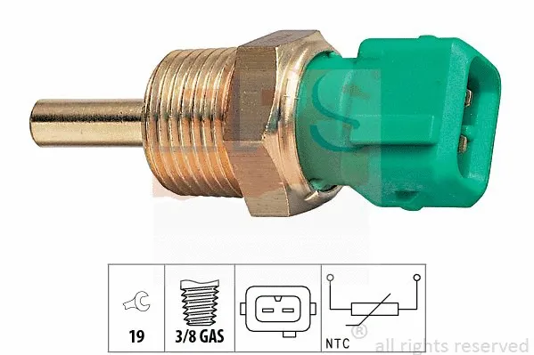 Sensor, coolant temperature