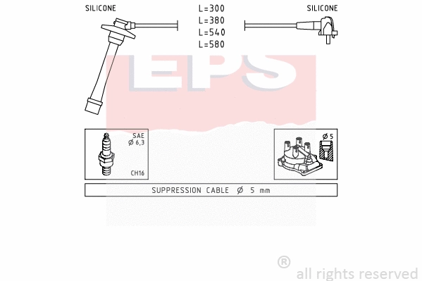 Ignition Cable Kit (EPS-1501 435)