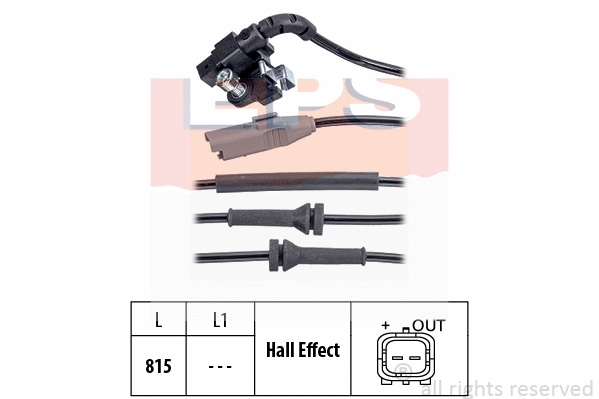 Sensor, wheel speed (EPS-1960 150)