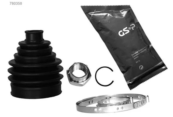 Bellow Kit, drive shaft (GSP-780358)