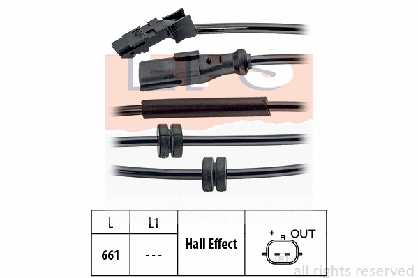 Sensor, wheel speed (EPS-1960 070)