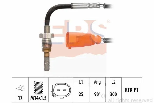 Sensor, exhaust gas temperature (EPS-1220 273)