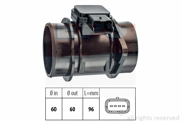 Mass Air Flow Sensor (EPS-1991 301)