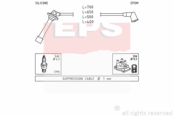 Ignition Cable Kit (EPS-1500 884)