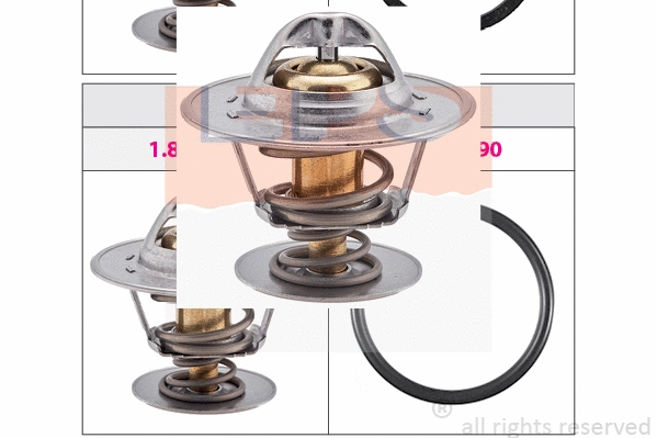 Thermostat, coolant (EPS-1880 223)