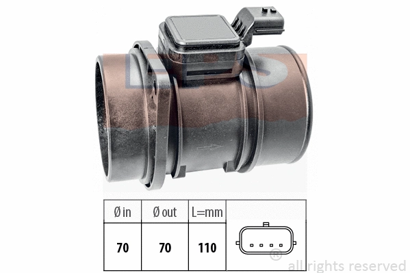 Mass Air Flow Sensor (EPS-1991 454)