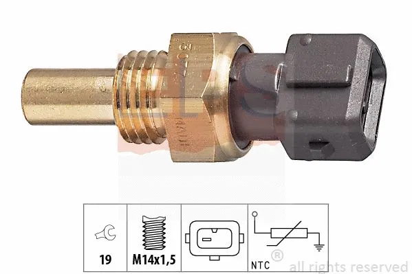 Sensor, coolant temperature
