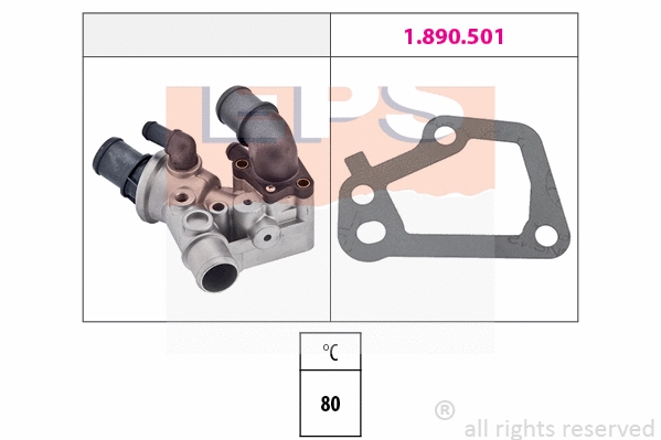 Thermostat, coolant (EPS-1880 100)