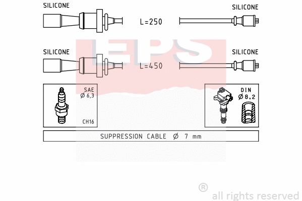 Ignition Cable Kit (EPS-1499 241)