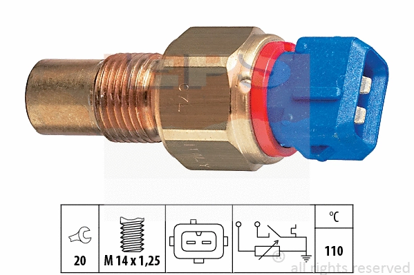 Sensor, coolant temperature (EPS-1830 521)