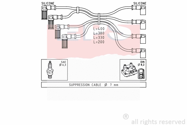 Ignition Cable Kit (EPS-1500 615)