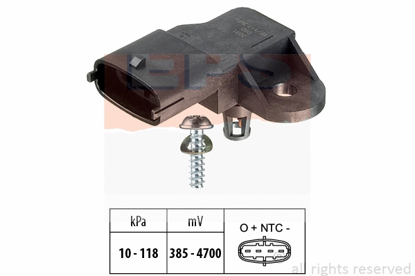 Sensor, boost pressure (EPS-1993 091)