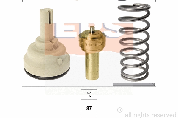 Thermostat, coolant (EPS-1880 620S)