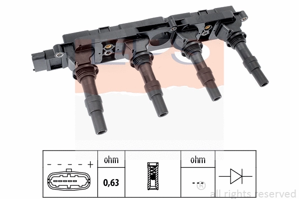 Ignition Coil (EPS-1970 508)
