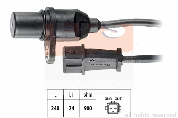 Sensor, crankshaft pulse (EPS-1953 279)