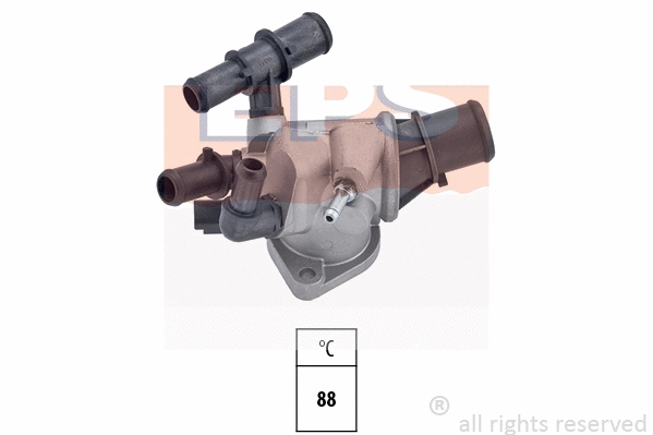 Thermostat, coolant (EPS-1880 573)