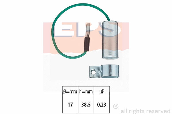 Capacitor, ignition system (EPS-1115 034)