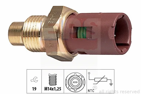 Sensor, coolant temperature